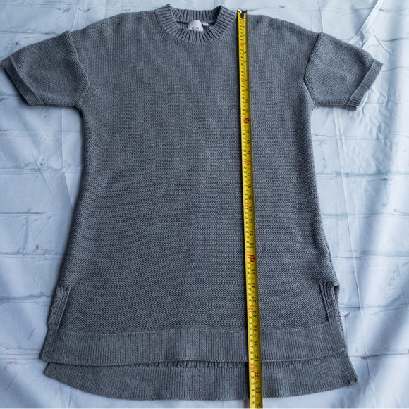 ELK The Label Short Sleeve Chunky Knit Wool Knit Dress/Sweater S/M - Picture 14 of 17